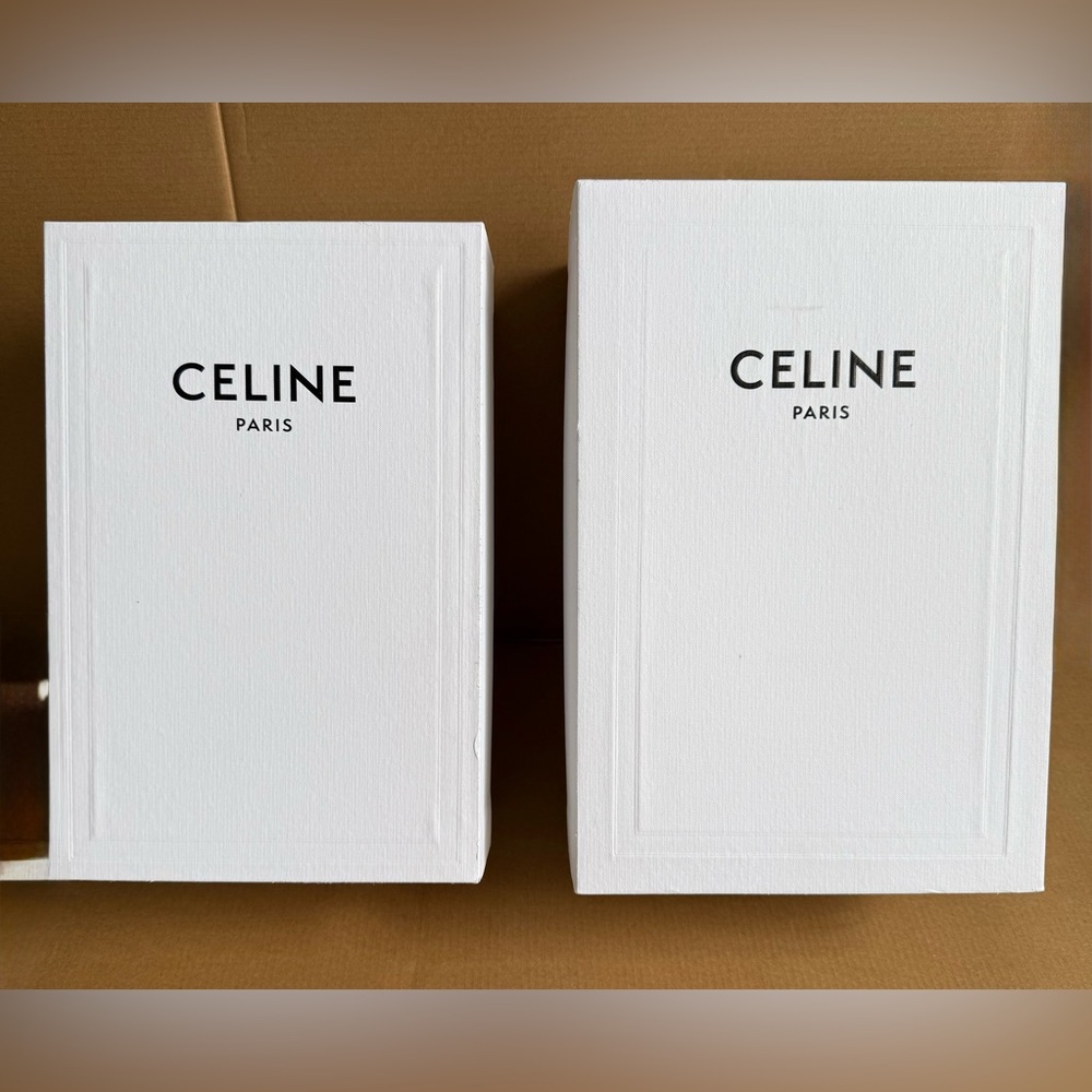 Celine White Gift Boxes <<Empty>> Two Celine Shoe Boxes VGC